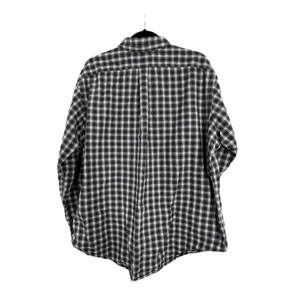 Ralph Lauren Mens Classic Fit Plaid Button-Down Shirt XXL Back Yoke Pleat Collar - Picture 6 of 7